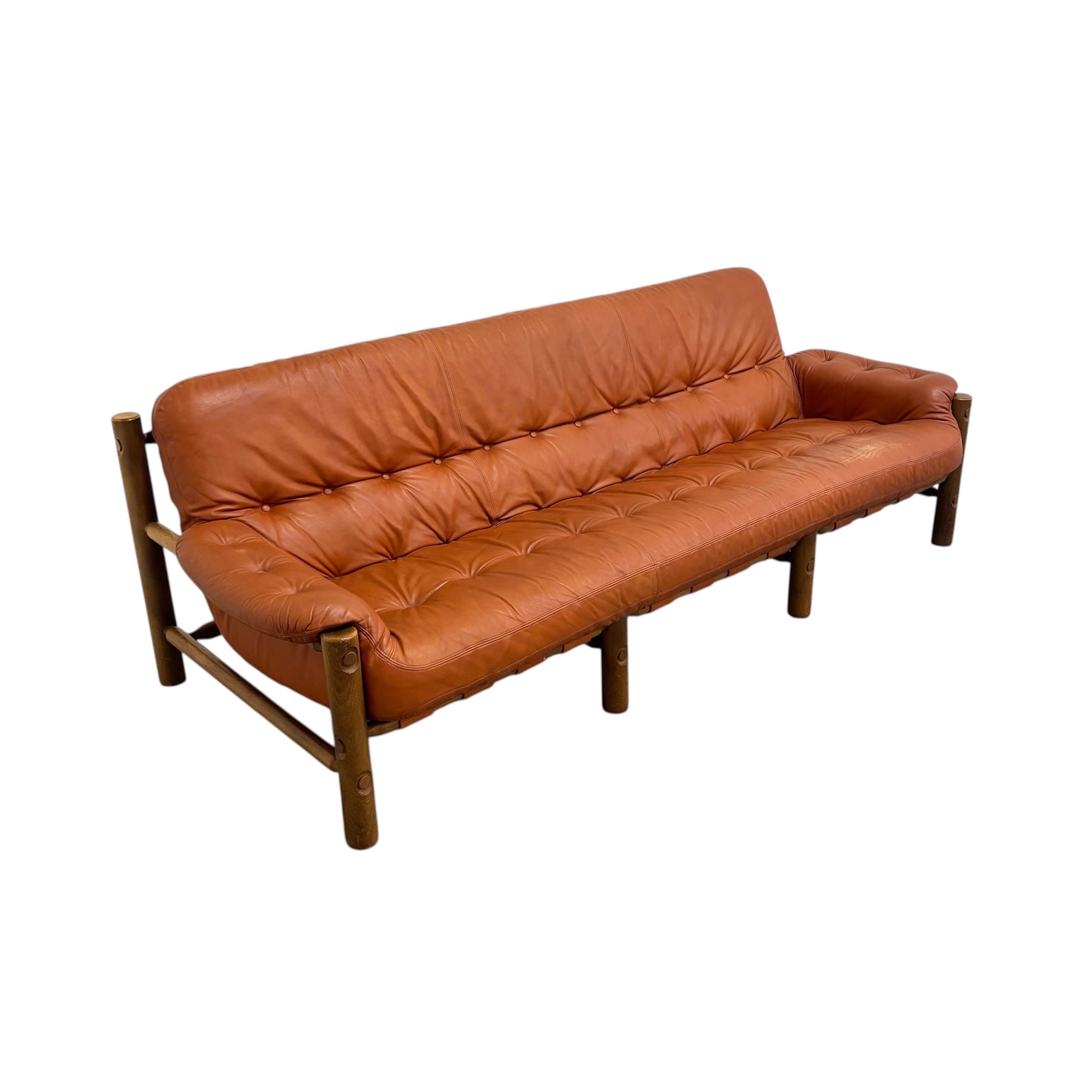 Vintage Brutalist, Brazilian style lounge sofa, 1960s