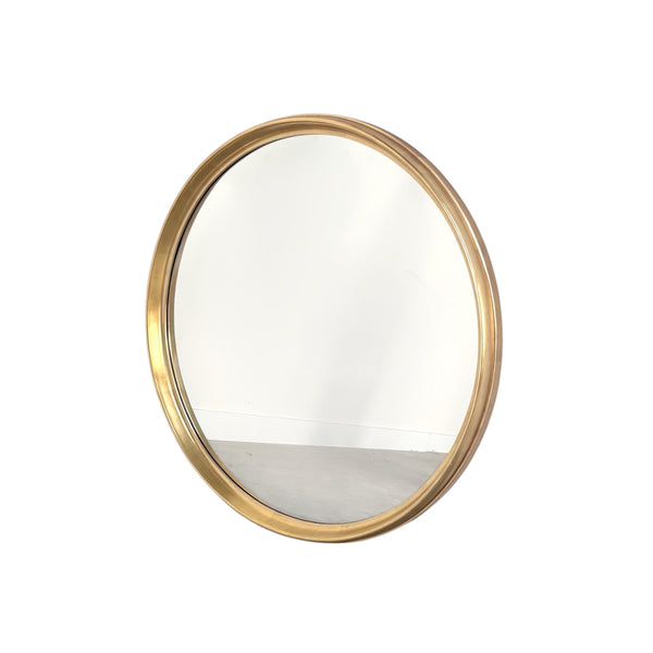Large round vintage mirror, 1960s