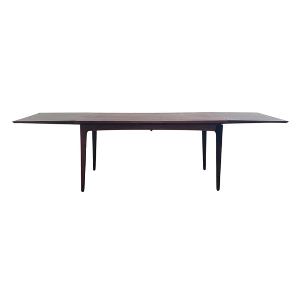 Large Danish extendable dining table, 1960s