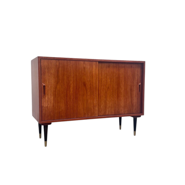 Small teak Danish sideboard by Sven Ellekaer, 1960s