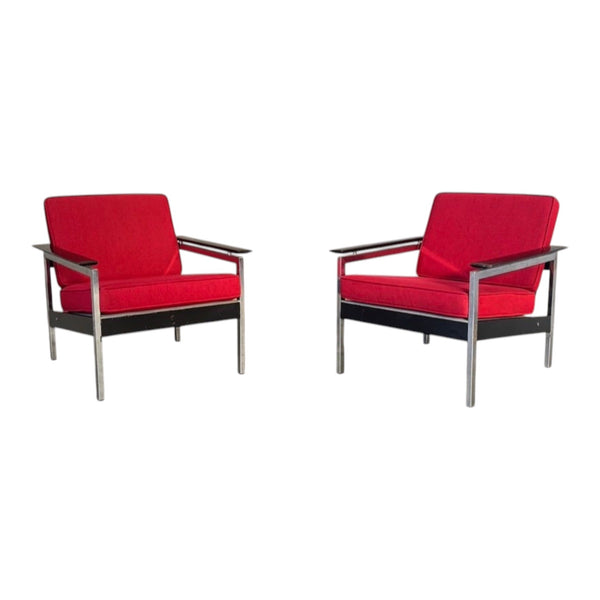 Set vintage lounge chairs, 1960s Dutch design