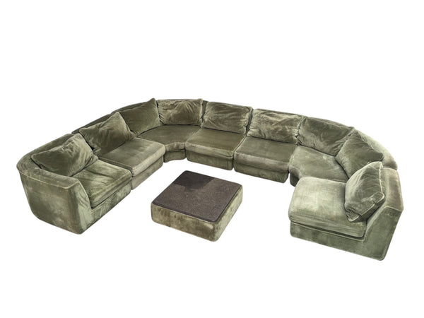 Large vintage modular sofa by Musterring, Germany 1970s