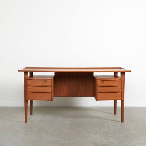 Vintage writing desk by Peter Løvig Nielsen, Denmark 1960s