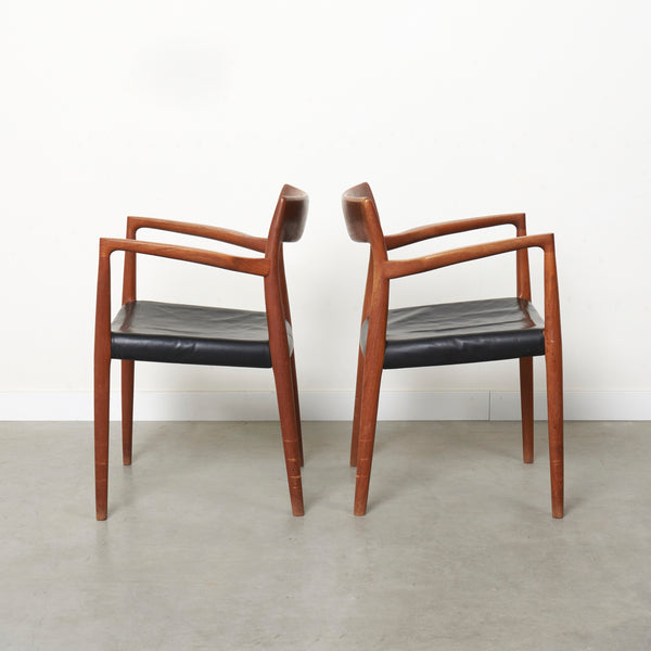 Niels Otto Møller dining chairs, model 57