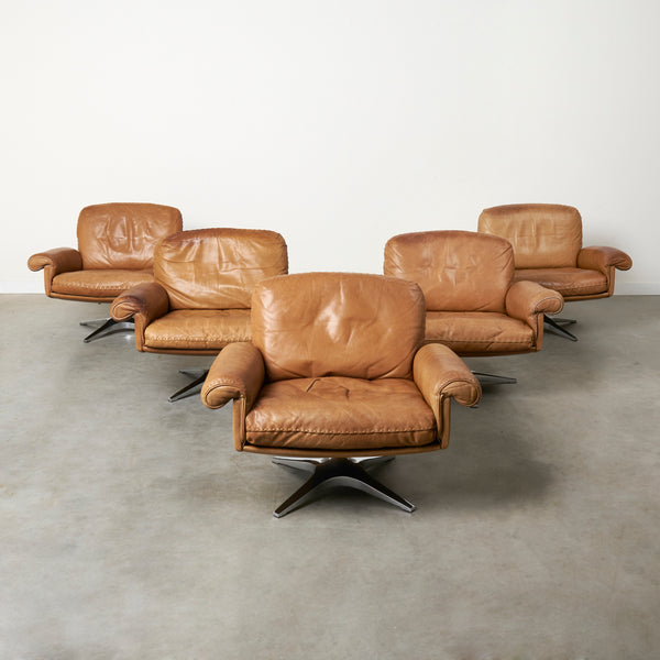 De Sede lounge chairs DS31, Switzerland 1970s
