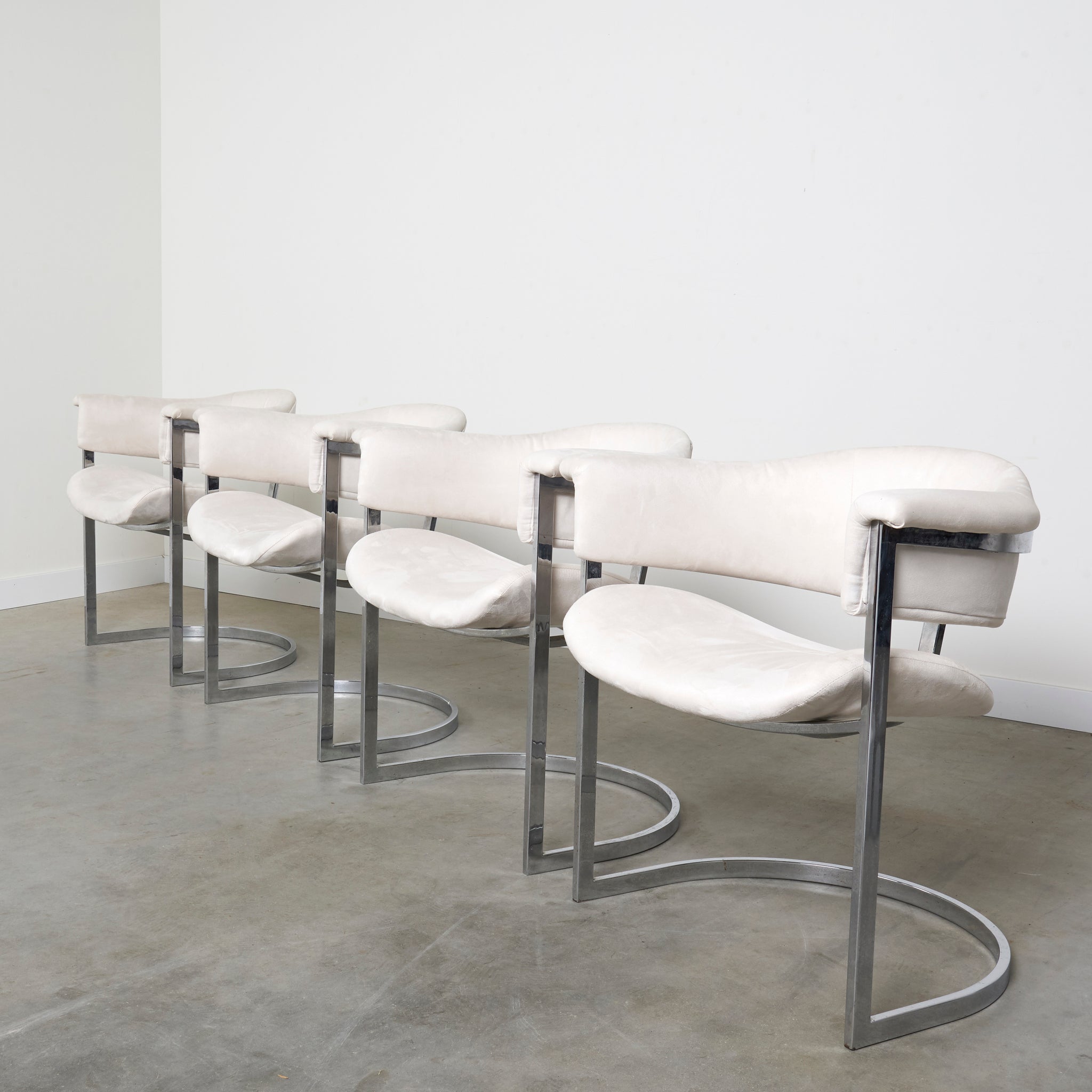 Set of 4 dining chairs by Vittorio Introini, Italy 1970s