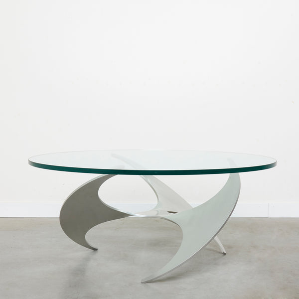 Propeller coffee table by Ronald Schmitt, 1960s