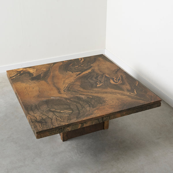 Brutalist style marble coffee table, 1970s