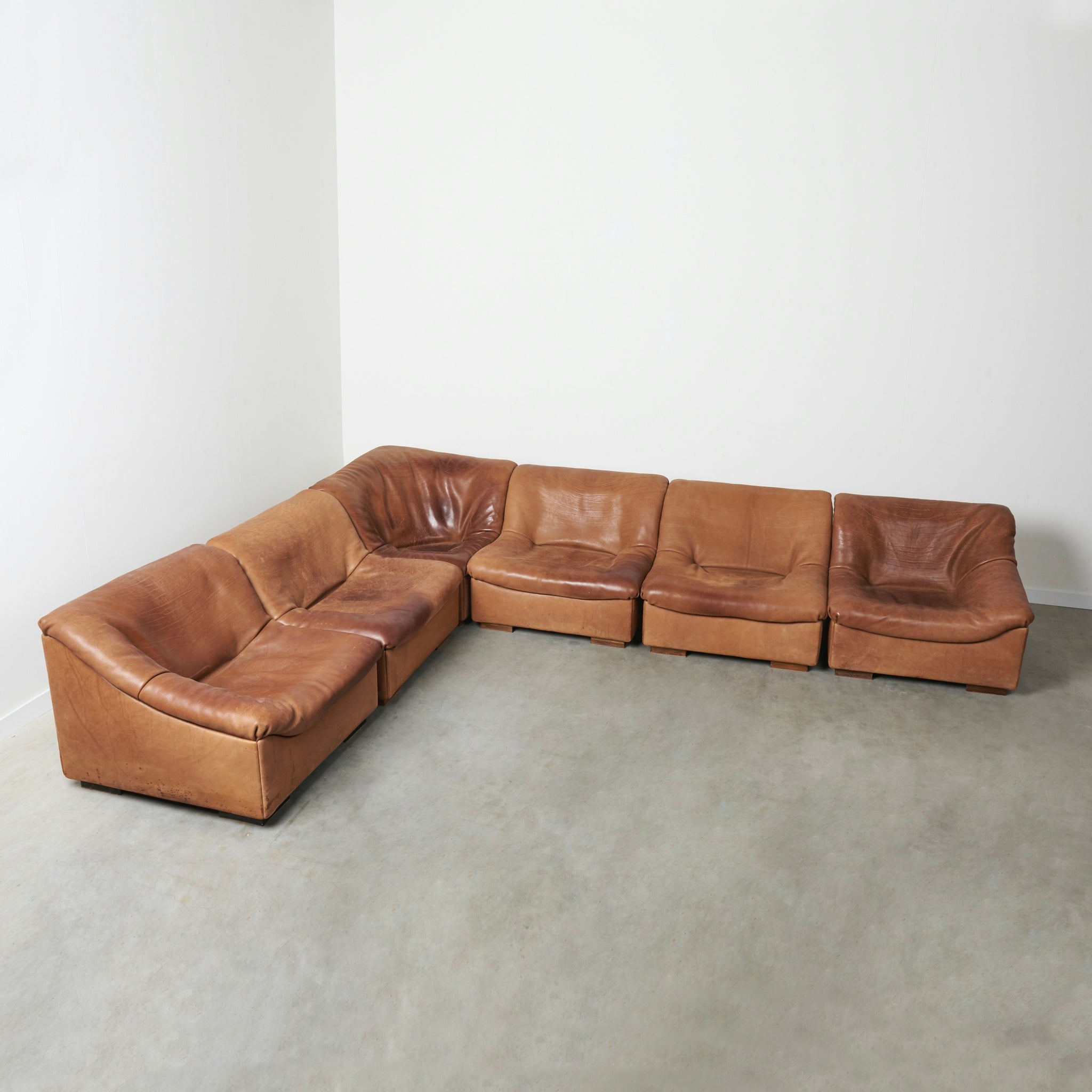 De Sede DS-46 lounge set, Swiss design 1970s