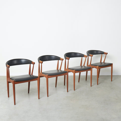 Set dining chairs by Johannes Andersen, 1960s