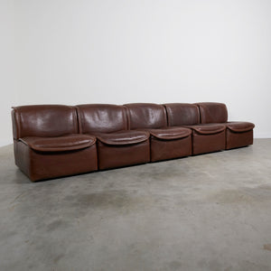 Vintage De Sede modular sofa DS-12, 1970s