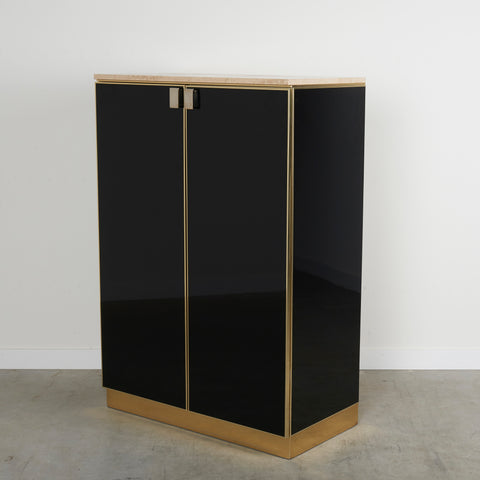 Hollywood Regency highboard / cabinet by Belgo Chrom, 1970s