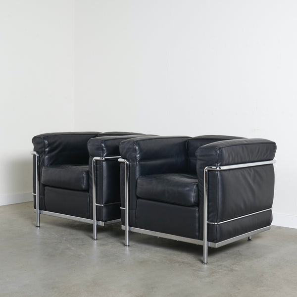 Cassina LC2 chairs by Le Corbusier & Charlotte Perriand