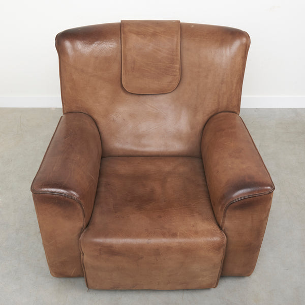 Vintage De Sede lounge chair, 1970s