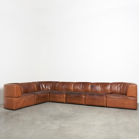 Vintage De Sede modular sofa DS-15, 1970s