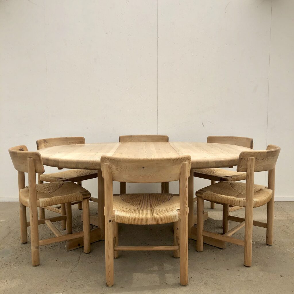 Dining set by Rainer Daumiller for Hirtshals Sawmill, Denmark 1970s