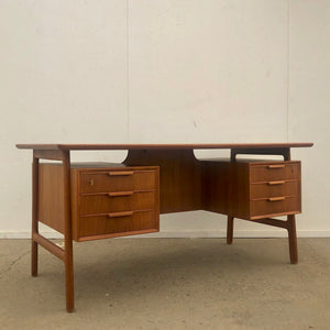 Danish desk by Gunni Omann for Omann Jun Møbelfabrik, 1960s