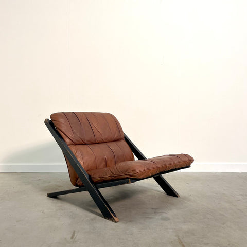 Vintage Ubald Klug lounge chair for De Sede, 1970s