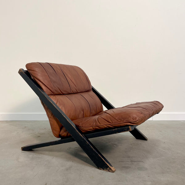 Vintage Ubald Klug lounge chair for De Sede, 1970s