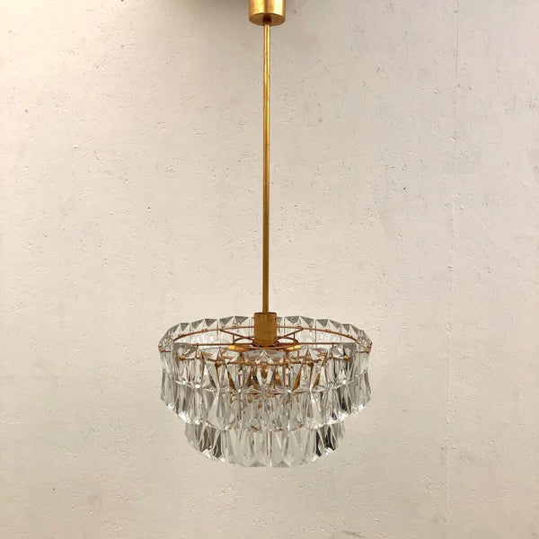 Vintage Kinkeldey chandelier, German design 1970s