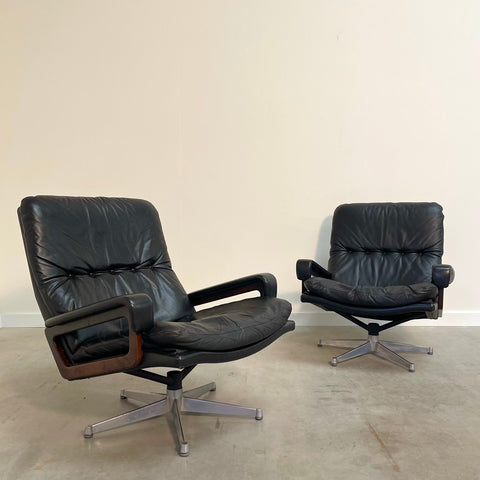 Two King chairs by André Vandenbeuck for Strässle, 1960s