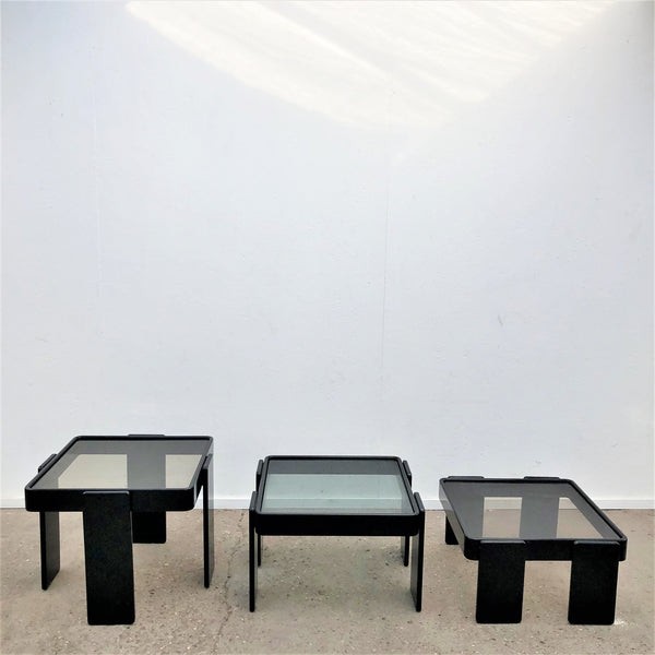 Vintage Cassina nesting tables, Italy 1960s