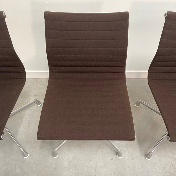 Six Herman Miller low back chairs, model EA105