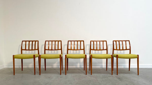 Dining chairs by Niels Otto Møller for JL Møllers, model 83, Denmark 1960s