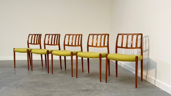 Dining chairs by Niels Otto Møller for JL Møllers, model 83, Denmark 1960s