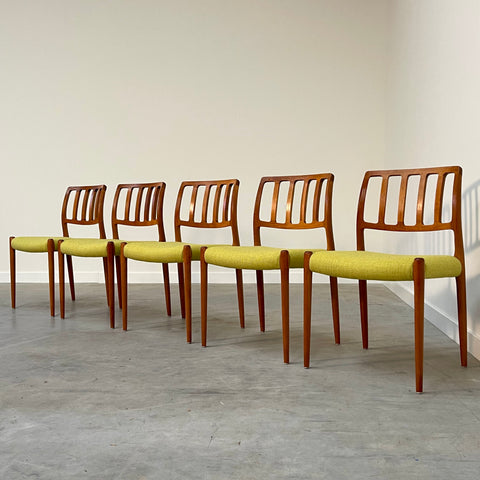 Dining chairs by Niels Otto Møller for JL Møllers, model 83, Denmark 1960s