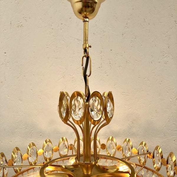 Vintage Palwa chandelier, 1970s, Germany