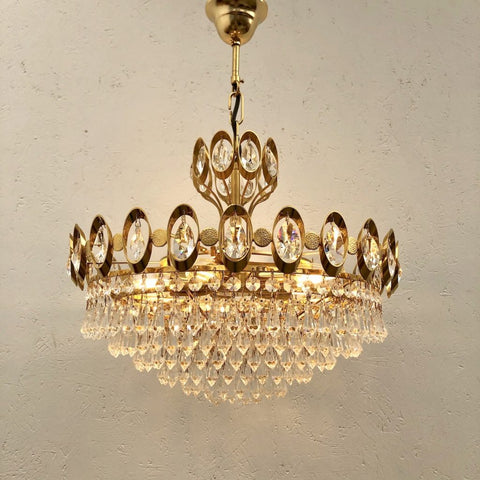 Vintage Palwa chandelier, 1970s, Germany